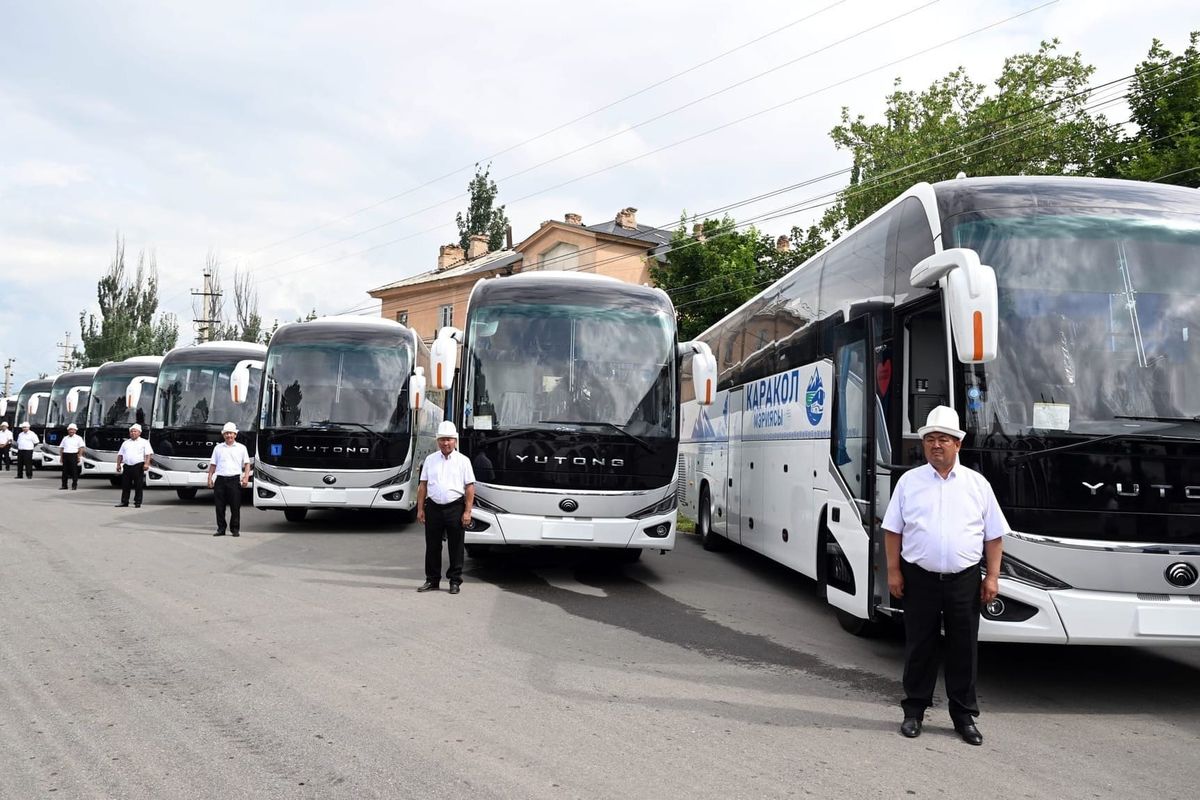 Каракол шаарына 75 автобус сатылып алынат