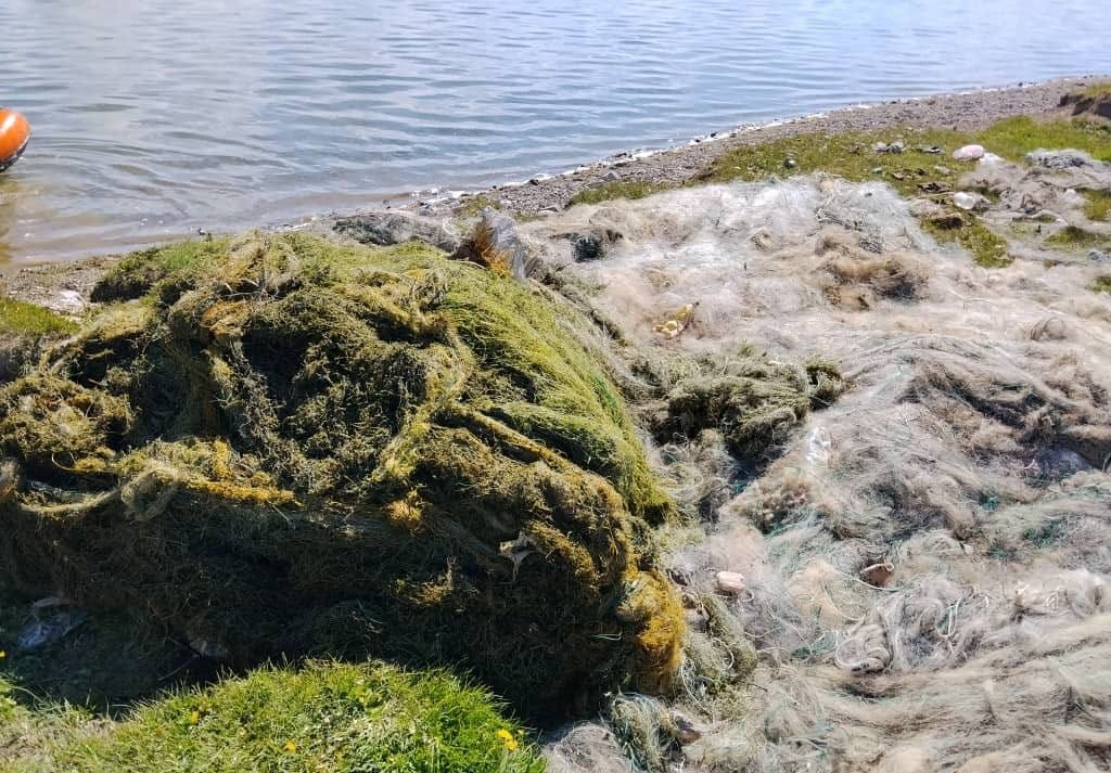 Соң-Көлдөн 37 чакырым мыйзамсыз балык уулоочу тор чыгарылды