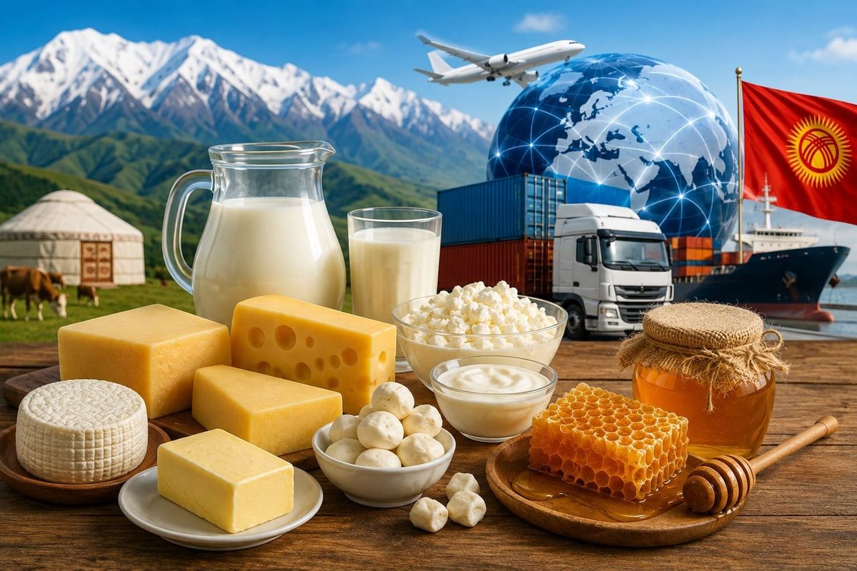 Кыргызстан алты айда 19,9 миң тоннадан ашык сүт продукциясын экспорттоду