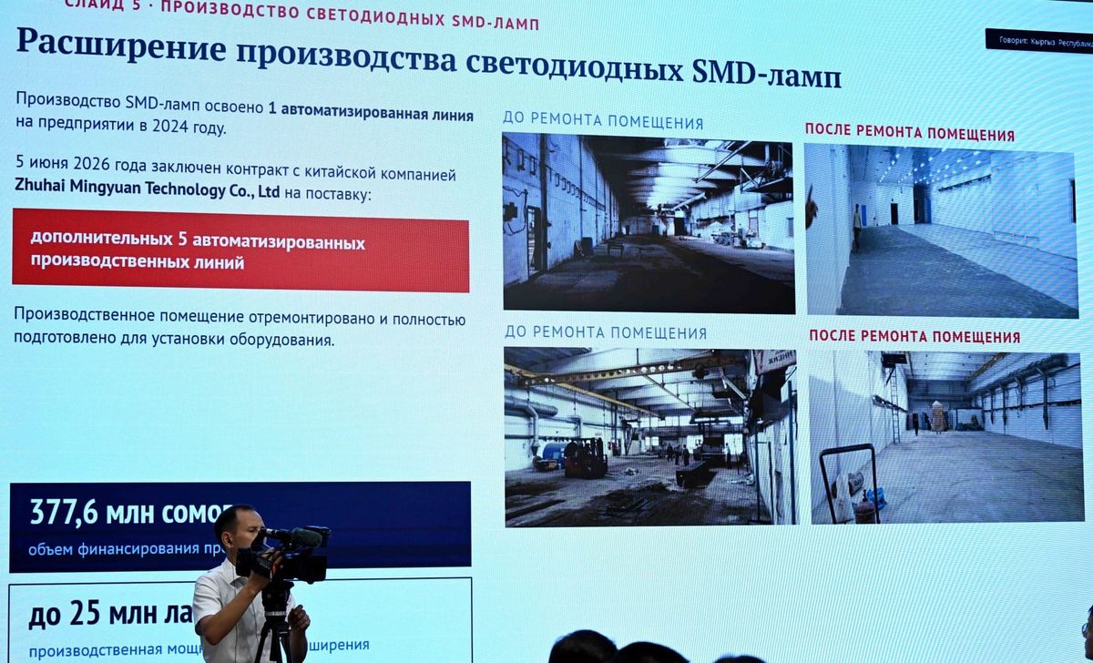 "Майлуу-Суу лампа заводу" менен "Хайдаркан сымап комбинатынын" абалы  талкууланды