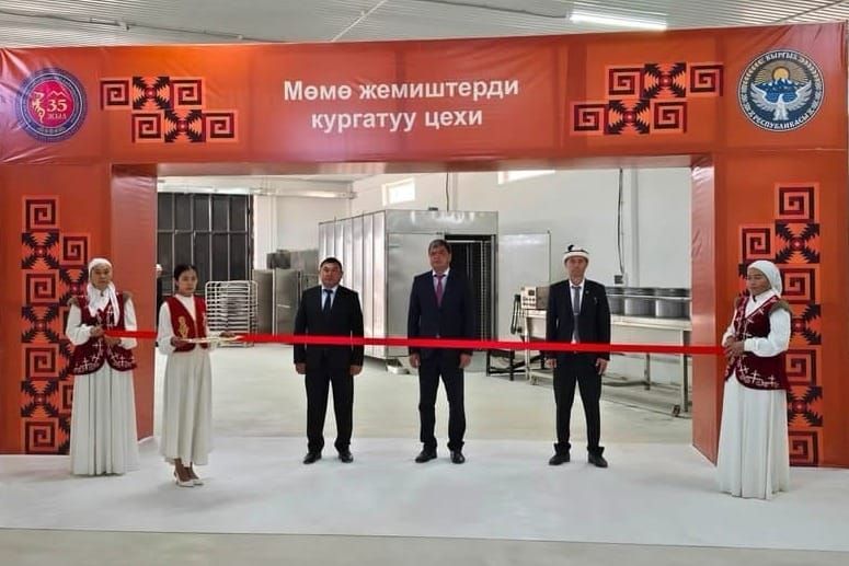 Баткен облусунда мөмө-жемиштерди кайра иштетүүчү жаңы цех ачылды