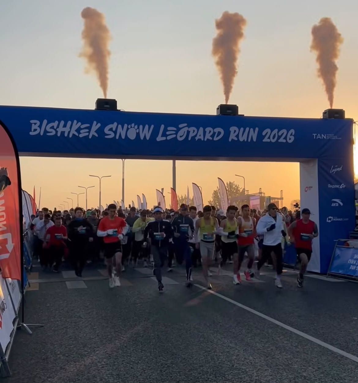Бишкекте ак илбирсти сактоого арналган Snow Leopard Run марафону өттү