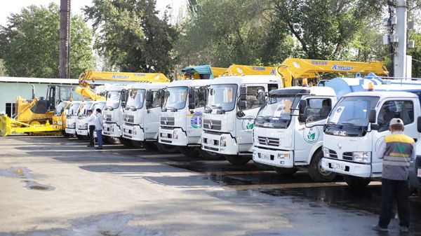 Бишкектин муниципалдык ишканалары үчүн 76 атайын техника жана жабдууларды сатып алынды