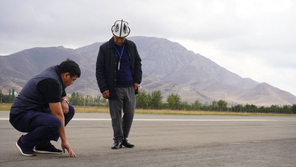 «Манастын» жетекчилиги «Караван» аэропортунун кыш мезгилине даярдыгын текшерди