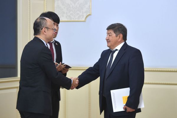 Өкмөт Япониянын финансы министри менен жолукту