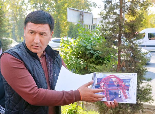 Оштун мэриясы “боз үй” стилиндеги өтмөктү курууну сунуштады