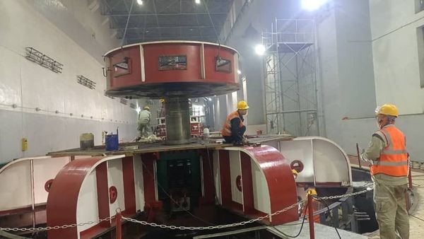 Үч-Коргон ГЭСинин №4 гидроагрегатын реконструкциялоо иштери кызуу жүрүүдө