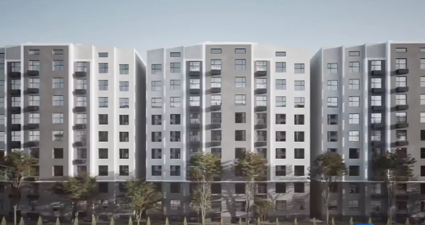 Таласта 9 кабаттуу үйлөрдүн курулушу башталды