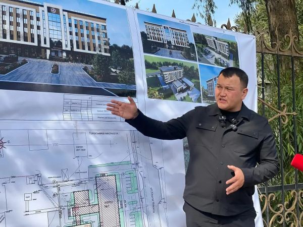 Талас университетине 300 млн сомдук корпус курулууда