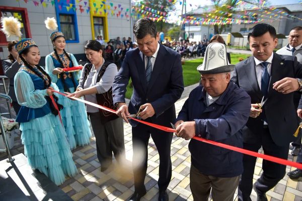 Бишкекте жаңыланган "Баластан" бала бакчасы ачылды