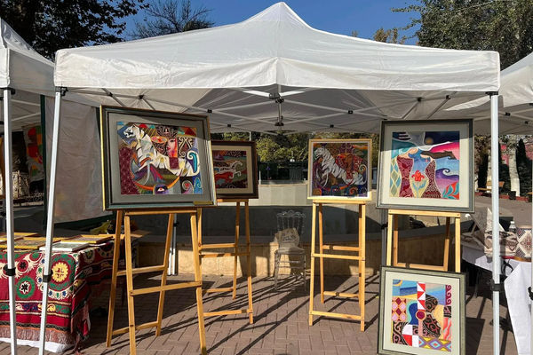 Ош шаарында ART EXPO эл аралык көргөзмөсү өтүп жатат