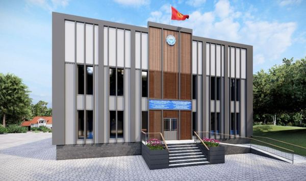 Токмокто жаңы административдик имарат курулууда