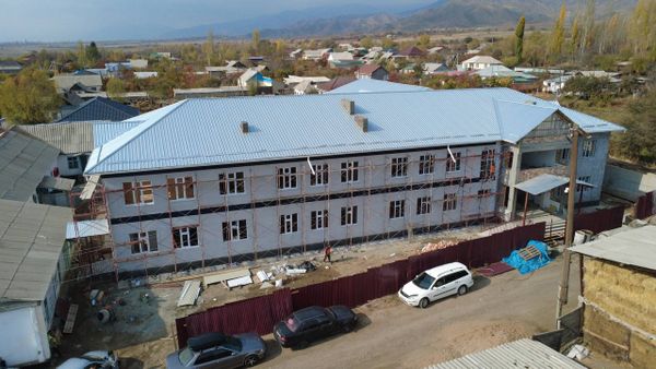 Ысык-Көлдө 150 орундуу мектеп салынып жатат