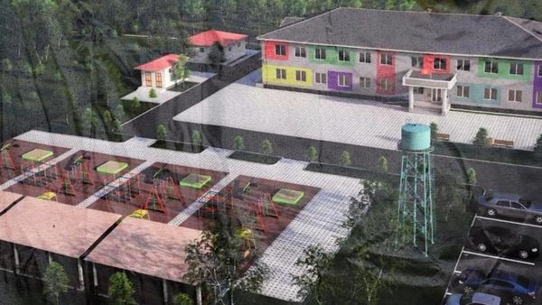 Аксыда 48 млн сомго бала бакча курулуп жатат