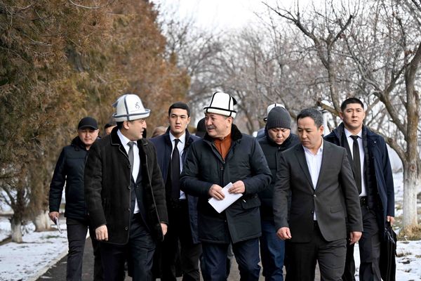 А.Касымалиев Чүй облусундагы социалдык мекемелердин иши менен таанышты