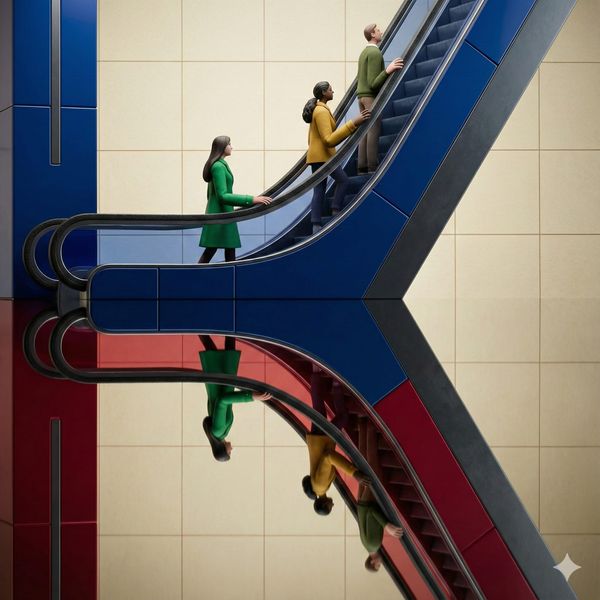 АКШда "К-образдуу" экономика элди эки ажырымга бөлдү