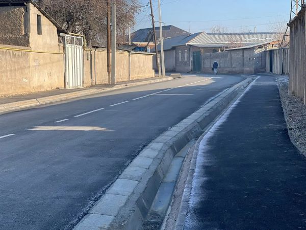 Ош шаарында 4 көчө асфальтталып, пайдаланууга берилди