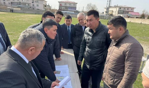 Манас шаарында 6 жаңы мектептин курулушу башталды