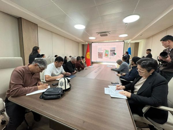 Манас шаарында 6 мектептин курулушу башталды