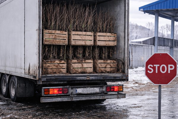Өзбекстандан келген маркировкасы жок 82 830 көчөт артка кайтарылды