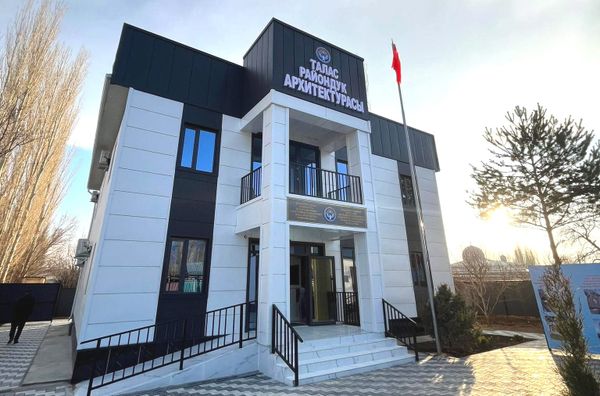Талас районунда жаңы архитектура башкармалыгынын имараты ачылды