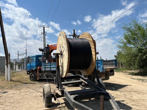 Манас районунда электр тармактарын жаңылоо иштери башталды