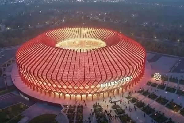 "Бишкек Арена" стадионунда үч кабаттуу соода борбору ачылат