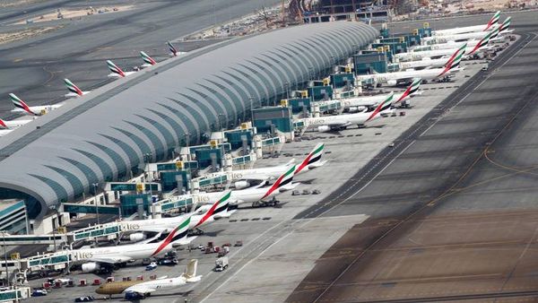 Дубай аэропорту  ишин убактылуу ишин токтотту