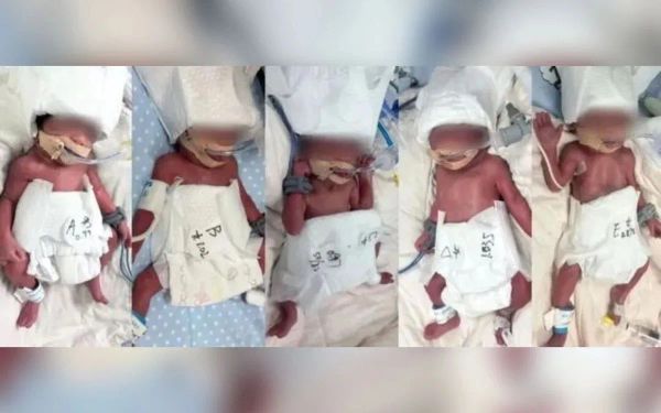 Кытайдын Ухань шаарында 5 эм бала төрөлдү