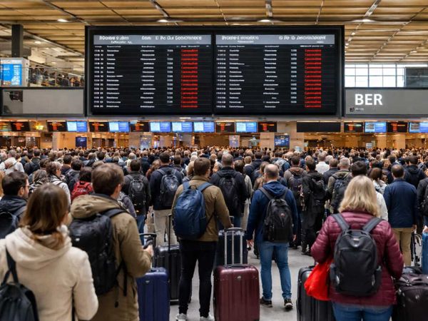 Берлинде массалык иш таштоодон улам 57 миң жүргүнчү уча албай калды