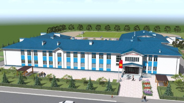 Ысык-Көлдүн Саруу айылында 226 млн сомго мектеп курулуп жатат