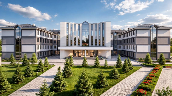 Ош шаарында 1200 орундуу заманбап мектеп курулуп жатат