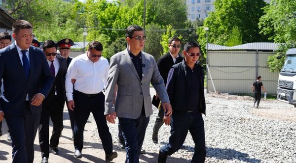 Бишкек мэри шаардагы бир катар курулуш объектилерин текшерди