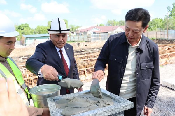 Панфилов районунда райондук соттун жаңы имараты курулуп жатат