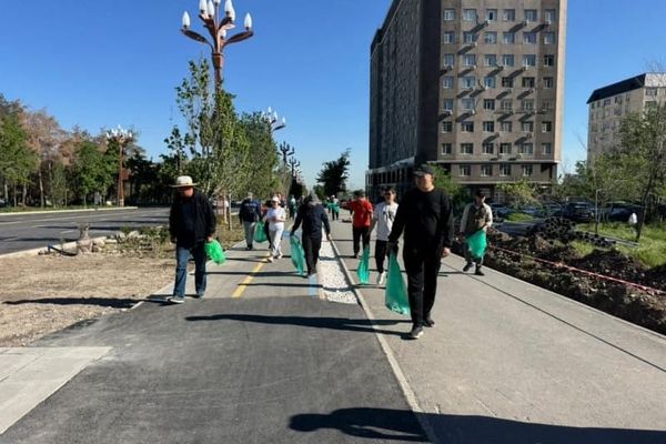 Бишкекте өткөн ишембиликте 230 тоннадан ашык таштанды чыгарылды