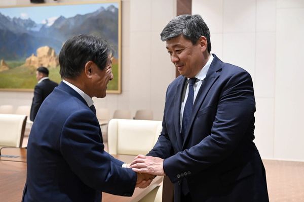 Бакыт Төрөбаев JKEEA төрагасы Тарутоко Шинджи менен кыргыз-япон кызматташтыгын талкуулады