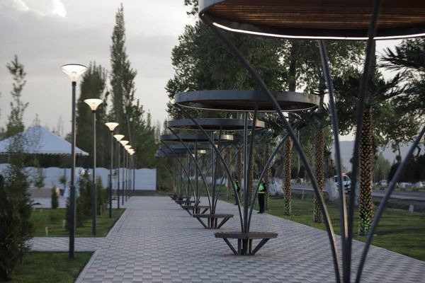 Ошто аэропорттун аймагында сейил бак курулду