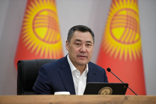 Садыр Жапаров Ноокатта элдин көйгөйлөрүн укту