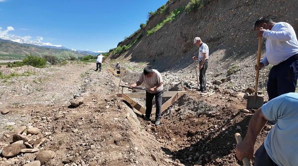 Базар-Коргондо 2300 чакырым каналга бетон полотно төшөлөт