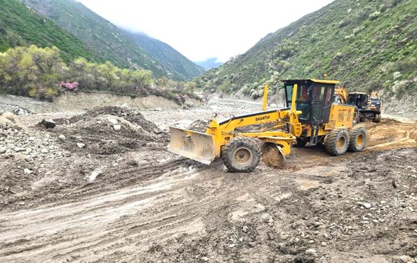 Мырзаке – Кара-Шоро жолунда көчкү тазаланып, жолду бийиктетүү иштери башталды