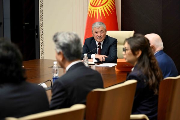 Адылбек Касымалиев кореялык стоматологдордун делегациясын кабыл алды