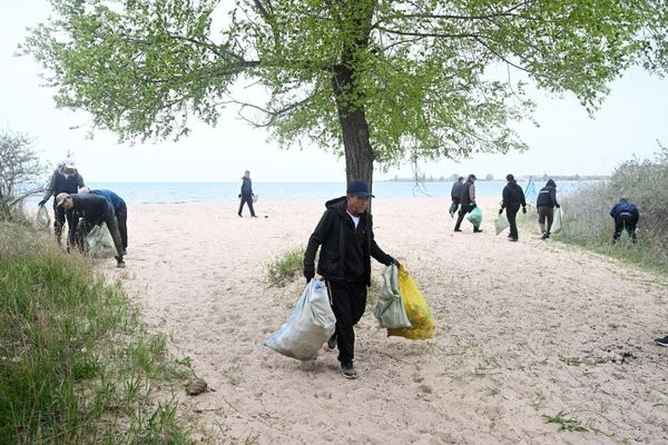 Депутаттар Ысык-Көлдүн жээгин тазалоо акциясына катышышты