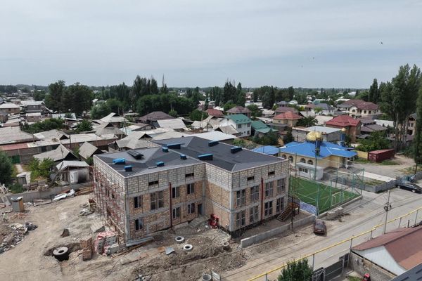 Ак-Тилек жаңы конушунда 100 орундуу бала бакча курулууда