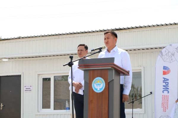 Туруктуу өнүгүү долбоору: Отуз-Адырда ири таза суу тутуму ишке кирди