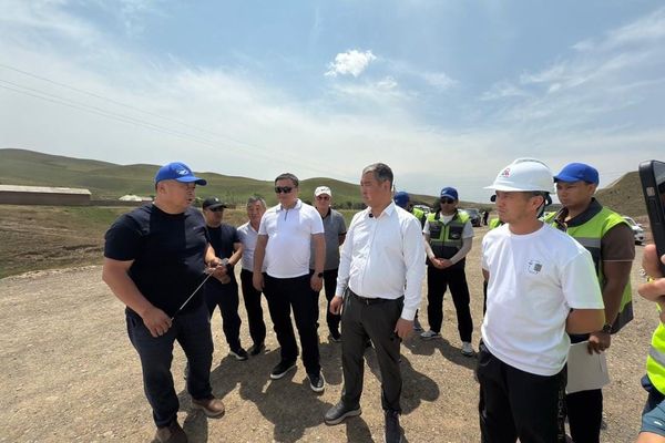 Жалал-Абад облусундагы жолдун курулуштары текшерилди