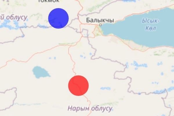 Нарында күчү 5 баллга жеткен жер титирөө катталды
