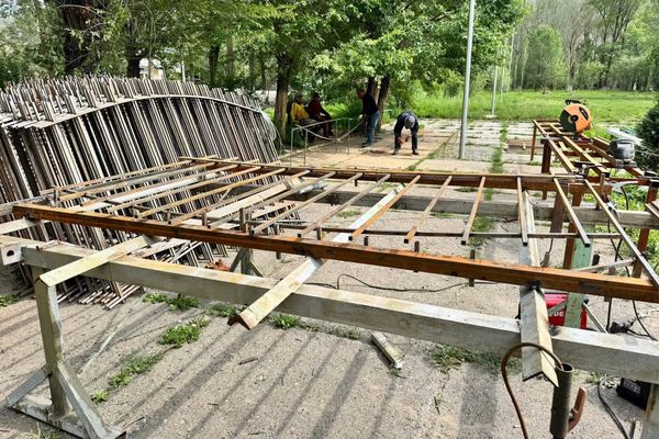 Нарындагы “Тянь-Шань” паркы оңдолууда