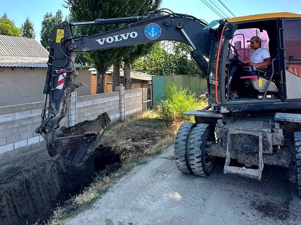 Таласта 11,9 млн сомдук долбоордун алкагында жабык дренаж курулууда
