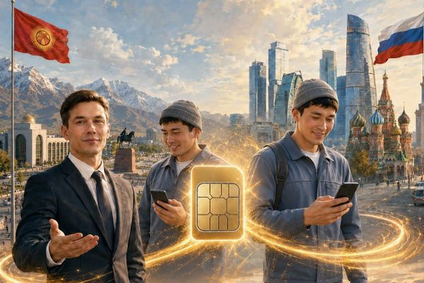 Кыргызстан менен Россияда SIM-картаны алмаштырбай байланышта болуу мүмкүнчүлүгү түзүлөт