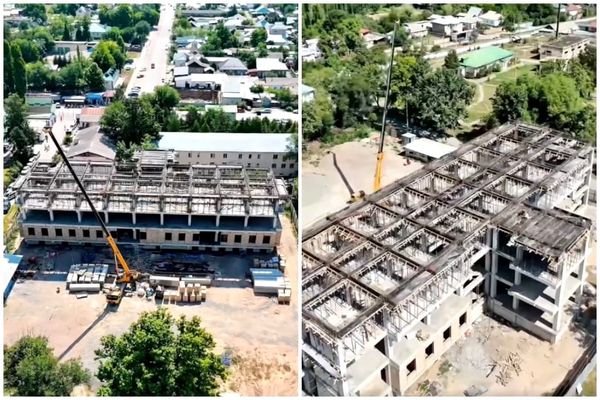 Токтогулда төрт социалдык объект курулууда